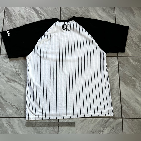 4XL Oakland Pin stripe T-Shirt 510 East Bay Area 5 Star - Picture 2 of 3